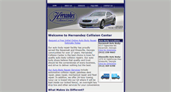 Desktop Screenshot of hernandezcollisioncenter.com